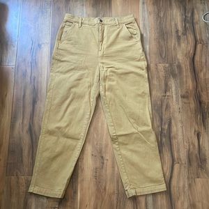 Madewell straight leg Tan pants